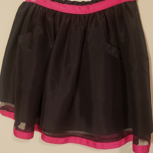 Black and hot pink skirt Betsey Johnson - Picture 1 of 3